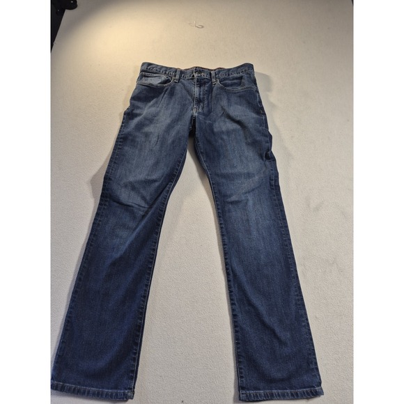 Eddie Bauer Other - Eddie Bauer Men's Blue Jeans Size 34x32 Straight Leg Denim Pants Specially Dyed